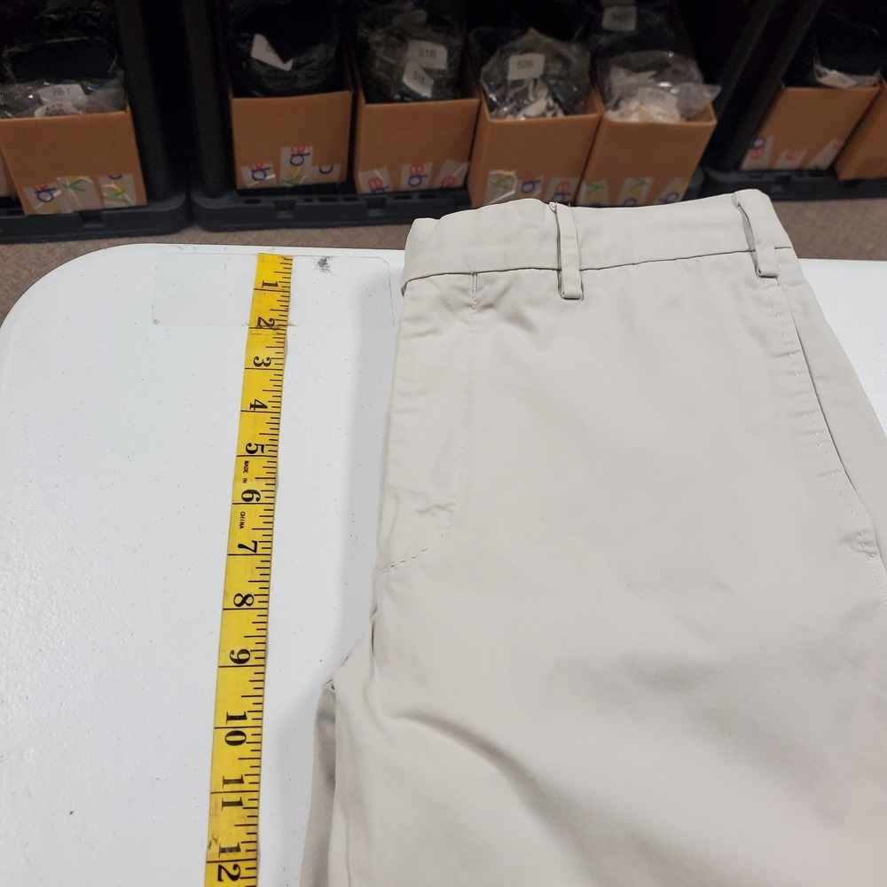 Sid Mashburn Mens Straight Leg Flat Front Chino Pants Size 33 Tan Cotton Office - Picture 8 of 11